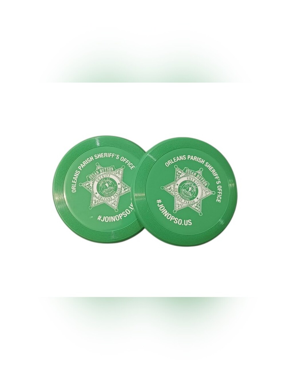 '26 NOPD French Quarter Parade Mini Frisbees (x2)